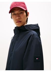 Tommy Hilfiger Herren Parka "PACKABLE PARKA", blau, casual, Gr. M, Web, Obermaterial: 100% Polyester, Jacken, oversize, feste Kapuze