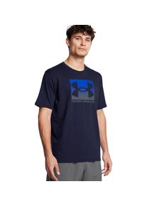 Under Armour Herren T-Shirt "UA M BOXED SPORTS UPDATED SS", blau, sportlich, Gr. XL, unifarben, Single Jersey, Obermaterial: 60% Baumwolle, 40%