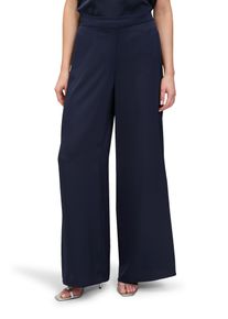 Vera Mont Damen Stoffhose "Vera Mont Modern fit Hose mit Taschen", blau, modisch, Gr. 36, Satin, Obermaterial: 100% Polyester., Hosen, Material