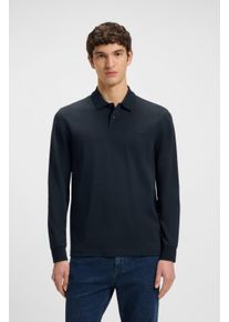 BOSS Orange Herren Poloshirt "Pe", blau, casual, Gr. XXL, unifarben, Jersey, Obermaterial: 100% Baumwolle, Shirts, mit Polokragen