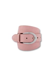 Bernd Götz BERND GÖTZ Damen Ledergürtel, rosa, Gr. 95, unifarben, Obermaterial: 100% Rindsleder, Gürtel, mit silberfarbener Schließe