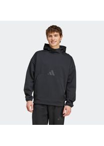 Herren Kapuzensweatshirt "M Z.N.E. HD", schwarz, sportlich, Gr. XL, adidas Sportswear, Obermaterial: 57% Polyester, 43% Baumwolle, Sweatshirts