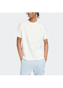Herren T-Shirt "M A SZN T", weiß, sportlich, Gr. XL, adidas Sportswear, Obermaterial: 100% Baumwolle, Shirts