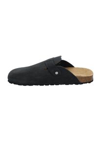 CMP Herren Hausschuh "NAVARRO SLIPPERS", Gr. 45, schwarz, Leder, sportlich, Schuhe