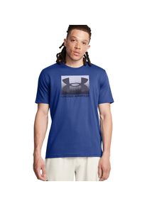 Under Armour Herren T-Shirt "UA M BOXED SPORTS UPDATED SS", blau, sportlich, Gr. M, unifarben, Single Jersey, Obermaterial: 60% Baumwolle, 40%
