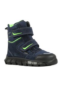 Richter Kinder Winterstiefel "Snow WMS: Mittel", Gr. 28, bunt, Textil, Velourslederimitat, kontrastfarbene Details, casual, Schuhe, Klettstiefel,