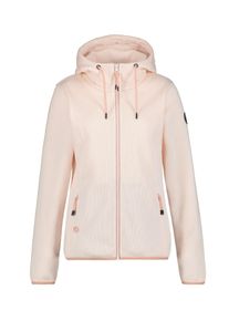 Icepeak Damen Strickfleecejacke "D STRICKFLEECEJACKE ADRIAN", pink, sportlich, Gr. L, Strick, Fleece, Obermaterial: 100% Polyester, Jacken, Wärmend &