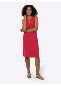 Classic Basics Damen Shirtkleid "Jersey-Kleid", lila, Gr. 48, unifarben, Jersey, Single Jersey, 100% Baumwolle, Kleider
