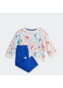 Kinder Trainingsanzug "I ADRPT SET", weiß, sportlich, Gr. 98, adidas Sportswear, Obermaterial: 70% Baumwolle, 30% Polyester, Sportanzüge