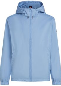 Tommy Hilfiger Herren Blouson "RWB HOODED JACKET", blau, casual, Gr. XL, Web, Obermaterial: 100% Polyester, Jacken, elastische Bündchen,
