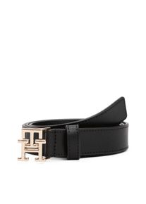Tommy Hilfiger Damen Ledergürtel "TH MODERN 2.5", schwarz, casual, Gr. 70, unifarben, Rindsleder, Gürtel, Größenverstelbar