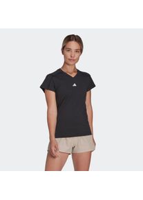 Damen T-Shirt "TR-ES MIN T", schwarz, sportlich, Gr. L, adidas Performance, clean, Obermaterial: 93% Polyester, 7% Elasthan, Shirts, Trainingsshirt,