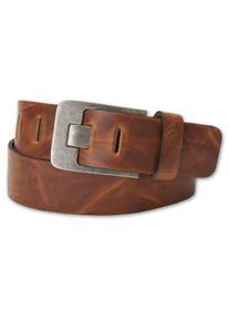 Bernd Götz BERND GÖTZ Damen Ledergürtel, braun, casual,modisch, Gr. 80, unifarben, Rindsleder, Gürtel, mit Farbeffekt