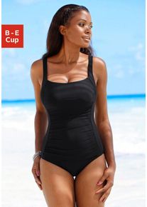 sheego Große Größen Badeanzug, schwarz, Größe 36B - Damen