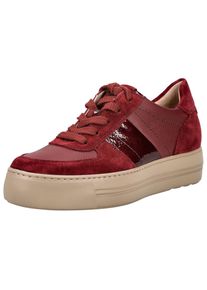Paul Green Damen Sneaker "Paul Green Sneaker Veloursleder", Gr. 39rot lack, Veloursleder, casual, Schuhe