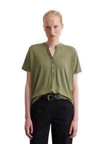 Marc O'Polo MARC O'POLO Damen T-Shirt "aus LENZING ECOVERO "forest moss, casual, Gr. L, unifarben, Obermaterial: 94% Viskose, 6% Elasthan, Shirts