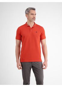 Lerros Herren Poloshirt "Lerros Basic Poloshirt für Herren, unifarben"scandinavian rot, Gr. S, 100% Baumwolle, Shirts