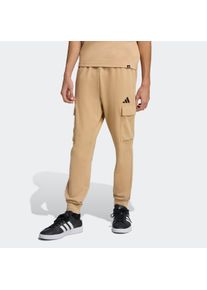 Herren Sporthose "M FELCZY C PANT"warm sandstone, schwarz, sportlich, Gr. XXL, adidas Sportswear, Obermaterial: 70% Baumwolle, 30% Polyester, Hosen
