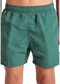 arena Kinder Badeshorts "FUNDAMENTALS arena LOGO JR BOXER R"mangrove, artic lime, sportlich, Gr. 152, Obermaterial: 100% Polyester, Badehosen