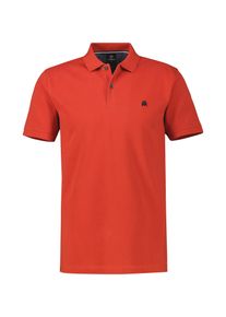 Lerros Herren Poloshirt "Lerros Basic Poloshirt in den Grössen 3XL bis 6XL"scandinavian rot, Gr. XXXL, 100% Baumwolle, Shirts