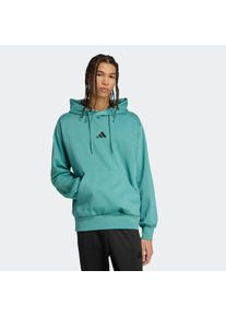Herren Kapuzensweatshirt "M FEELCOZY HD"preloved teal, sportlich, Gr. S, adidas Sportswear, Obermaterial: 70% Baumwolle, 30% Polyester, Sweatshirts