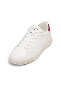 Marc O'Polo MARC O'POLO Damen Sneaker "aus hochwertigem Rindleder", Gr. 42sanftes weiß, schwarz, braun, Obermaterial: 100% Leder, unifarben, Schuhe