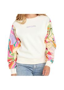 Rip Curl Crew Wavy Print Sleeves Pullover Damen (Gr XS |weiß)