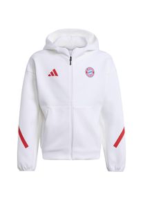 Adidas Fc Bayern München Kapuzenjacke Kinder - weiß - Gr. 176