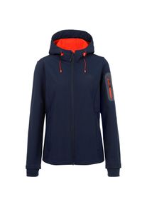 O.C.K. Ock Softshelljacke Damen - blau - Gr. 34 - Polyester/Elastan