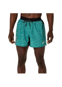 Laufshort asics Fujitrail All Over Print 5'' Short Herren (Gr XL |braun)