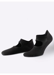 w&auml;schepur sheego Gro&szlig;e Gr&ouml;&szlig;en Sportsocken, schwarz, Gr&ouml;&szlig;e 39-42 - Damen