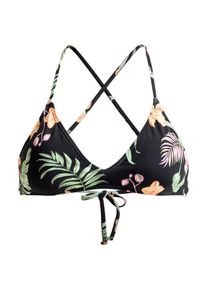 Roxy Print Beach Classics Athletic Tri Bikini-Top Damen (Gr XXL |schwarz)