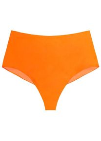 Bikini Bottom PICTURE High Waist Bottoms Damen (Gr XS |orange)