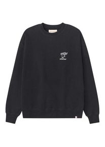 Revolution Printed Crewneck Pullover Herren (Gr XXL |schwarz)