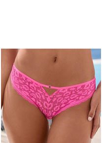Vivance String pink Gr. 48/50 für Damen. Mit Spitze, Ösen, Bänder. Figurbetont. Nachhaltig.