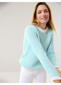 Walbusch Bändchen Pullover Bicolor