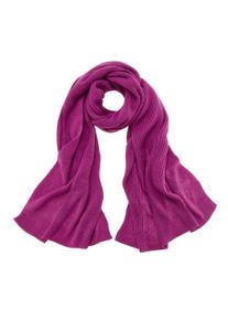 Lascana Damen Strickschal, lila, casual,Basic, unifarben, Materialmix, Modetücher, Grobstrick Schal, Wollschal, Winterschal, Damenschal, Modeschal