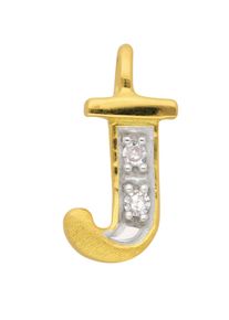 Adelia´s ADELIA ́S Damen Buchstaben-Anhänger "585 Gold Buchstabenanhänger", 0,02 ct VVS = sehr sehr kleine Einschlüsse J, Gold, gold, Gold, Schmuckanhänger,