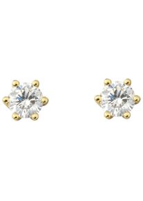 ONE ELEMENT Damen Paar Ohrhänger "0.2 ct Diamant Brillant Ohrringe Ohrstecker aus 585 Gelbgold", Damen, 0,2 ct, Gelbgold 585-Gold-Diamanten, gold,