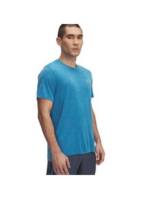 Under Armour Herren Laufshirt "UA LAUNCH CAMO SHORTSLEEVE"ether blau,, reflective, sportlich, Gr. L, Obermaterial: 100% Polyester, Shirts