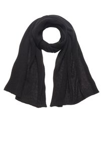Lascana Damen Strickschal, schwarz, casual,Basic, Materialmix, Modetücher, Grobstrick Schal, Wollschal, Winterschal, Damenschal, Modeschal