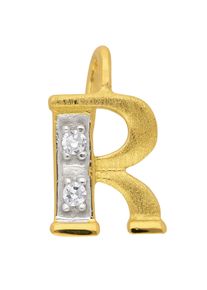 Adelia´s ADELIA ́S Damen Buchstaben-Anhänger "585 Gold Buchstabenanhänger", 0,02 ct VVS = sehr sehr kleine Einschlüsse R, Gold, gold, Gold, Schmuckanhänger,