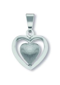 ONE ELEMENT Damen Ketten-Anhänger "Herz Herz Anhänger aus 925 Silber", Silber 925 (Sterlingsilber), silber, Silber 925 (Sterlingsilber),