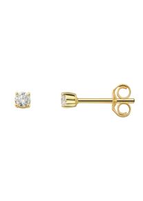 ONE ELEMENT Damen Paar Ohrhänger "0.15 ct Diamant Brillant Ohrringe Ohrstecker", Damen, 0,15 ct, Gelbgold 585-Gold-Diamanten, gold, Gelbgold 585,