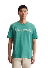 Marc O'Polo MARC O'POLO Herren T-Shirt "aus reiner Bio-Baumwolle", grün, Basic, Gr. XL, unifarben, Obermaterial: 100% Baumwolle, Shirts