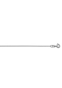 ONE ELEMENT Damen Goldkette "Halskette Rundankerkette aus 585 Weißgold Ø 0,8 mm", 42, Weißgold 585-Gold, silber, Weißgold 585, Gold, Halsketten, ein