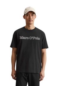 Marc O'Polo MARC O'POLO Herren T-Shirt "aus reiner Bio-Baumwolle", schwarz, Basic, Gr. L, unifarben, Obermaterial: 100% Baumwolle, Shirts