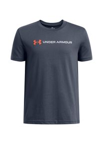Under Armour Kinder T-Shirtdownpour gray, fire, mod gray, sportlich, Gr. L, Obermaterial: 60% Baumwolle, 40% Polyester, Shirts, Für Kinder