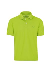 TRIGEMA Kinder Poloshirt "TRIGEMA Poloshirt DELUXE Piqué", gelb, Basic, Gr. 116, 100% Baumwolle, Shirts