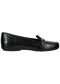 Geox Damen Mokassin "Geox Mokassin Glattleder", Gr. 36, schwarz, Glattleder, casual, Schuhe